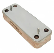 Scambiatore secondario 14 Piastre Caldaia Baxi 5686660 Eco3 Luna3 Duo-Tec