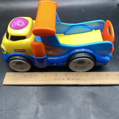 Fisher Price Lil' Zoomers Rockin' Roll Truck et 4 Roller Ball Cars T5772 Sounds - Photo 10/24