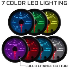 GlowShift W7 Boost 2400 EGT Fuel PSI Gauges + Pod for 03-09 Dodge Ram Cummins gallery