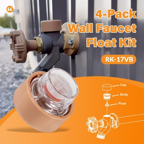 Replace for Woodford Model 17 Wall Faucets Vacuum Breaker Float Kit RK-17VB - Picture 5 of 15
