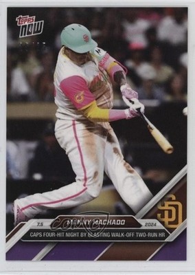 2024 Topps Now Purple 25/25 Manny Machado #385 00m9