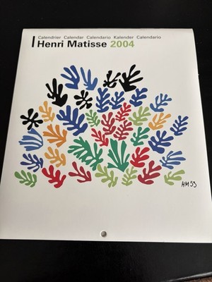Small Calendar 2004 -  Henri Matisse 6'' x 7'' New, unused French