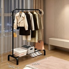 Super Heavy Duty Clothes Rail Hanging Rack Storage Garment Display Stand UK