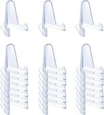 24 Packs 2.3 Inch Acrylic Card Holder Display Stands for Trading Cards and Coins