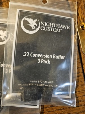 NIGHTHAWK CUSTOM. 22 LR CONVERSION BUFFER (3) PACK FOR 1911