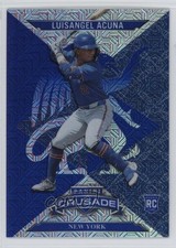 2025 Panini Crusade Crusade Blue Mojo Luisangel Acuna #42 0o2b
