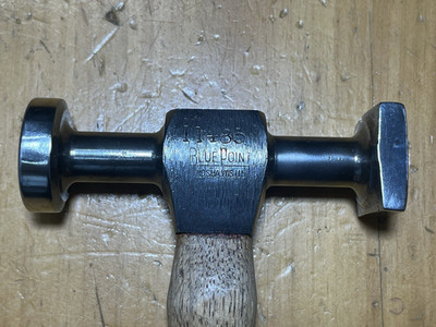 vintage Blue Point Kenosha,WIS USA Square/Round Auto Body Hammer 11485