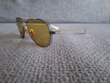 DITA Subsystem DTS141-A-02 Sunglasses Gold With Gun  Yellow Lenses 58-15