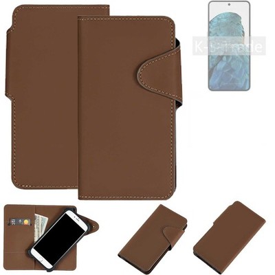 WALLETCASE HANDYTASCHE FÜR Nothing Phone (3a) Pro BRAUN SCHUTZ HÜLLE BOOK FLIP