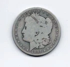 1891O New Orleans Morgan Silver Dollar -  Slick