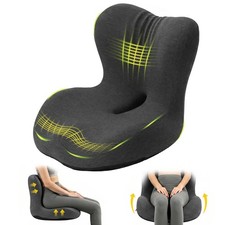 Memory Foam Ergonomic Seat Cushion with Lumbar Back Support