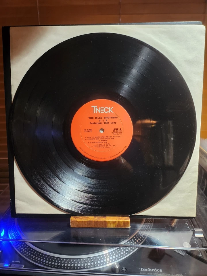 The Isley Brothers, 3+3, 1973 1st T-Neck Stereo, KZ-32453, Gatefold  - Bild 4 von 4