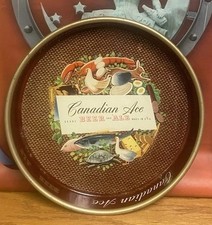 Canadian Ace Beer Tray Old Vintage Canadian Ace Brewing Co Chicago IL