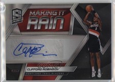2018-19 Panini Spectra Making it Rain /75 Clifford Robinson #MR-CRB Auto 5xx
