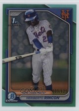 2024 Bowman Chrome Prospects Aqua Refractor 9/125 Heriberto Rincon #BCP-172 3gr