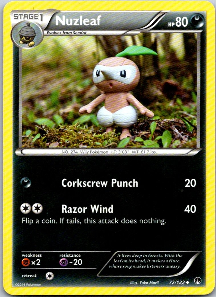 Nuzleaf Uncommon XY - BREAKpoint 72/122 LP