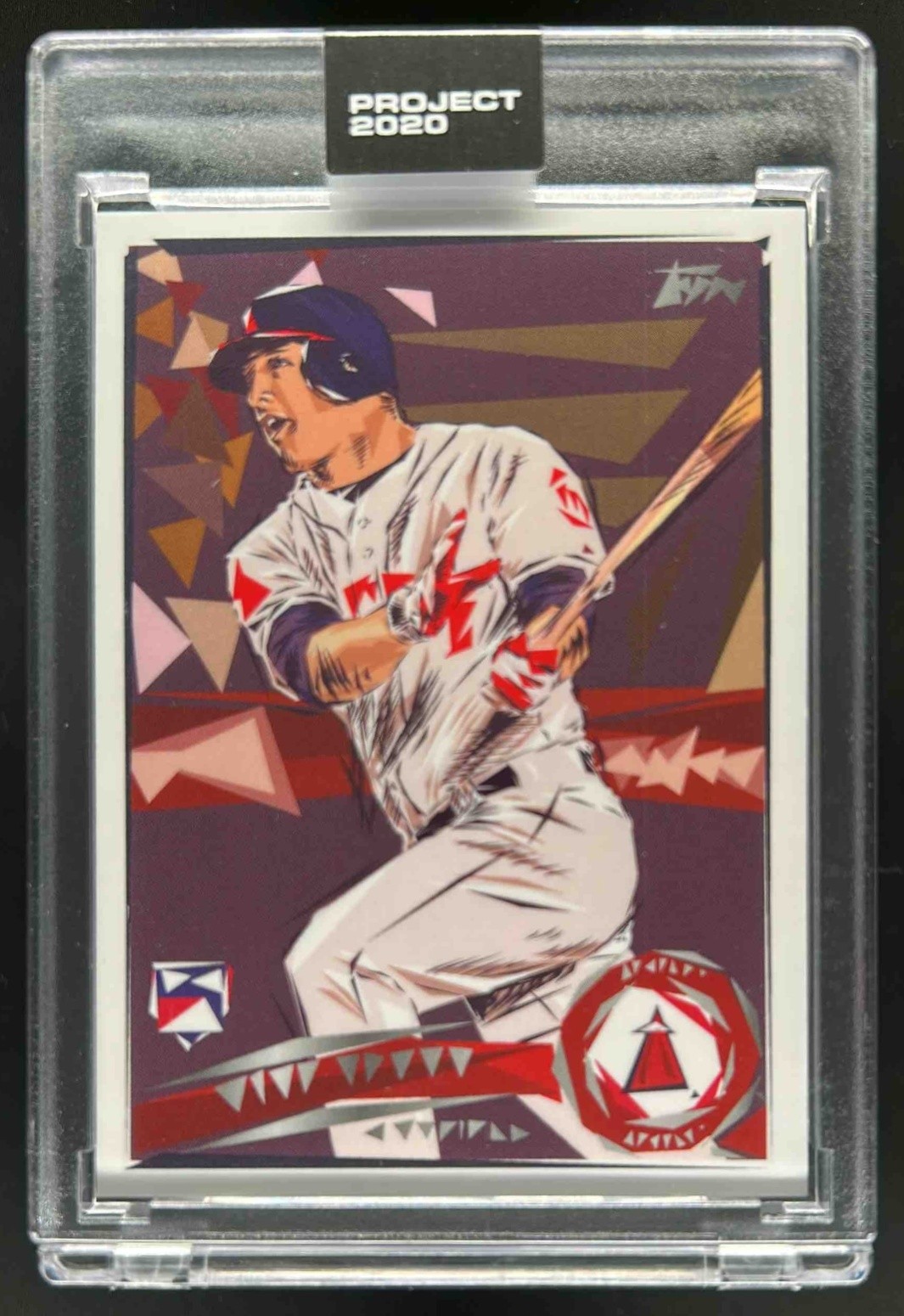 2020 Topps Project Mike Trout #167 Angels