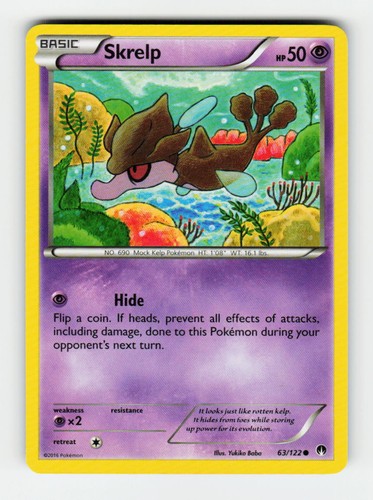 Skrelp XY - BREAKpoint 63/122 Pokemon NM