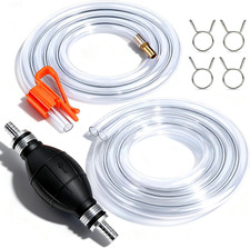 Gasoline Siphon Pump Hose High Flow Hand Fuel Transfer Pump Gas Diesel Oil Water
