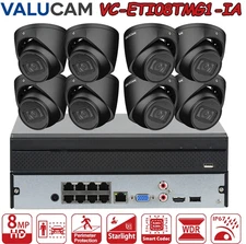 AI 4K 8CH Home Security Camera System Person/Vehicle Detection PLUG & PLAY Lot