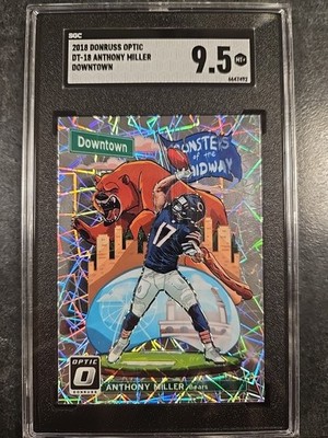 2018 Donruss Optic Anthony Miller Downtown SSP RC #DT-18 Bears SGC