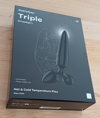 Satisfyer Triple Crystal black