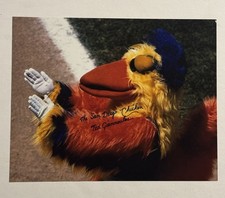 TED GIANNOULAS SIGNED 8x10 PHOTO AUTOGRAPHED SAN DIEGO FAMOUS CHICKEN RARE COA