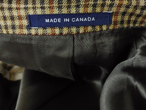 Cremieux Loro Piana Wool Sport Coat Mens 42S Tan Maroon Gingham Check Jacket - Picture 11 of 23