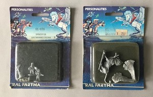 Vintage Ral Partha led miniatures Open Blister Pack Lot for Dungeons & Dragons