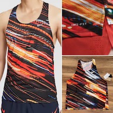 Canotta canotta Nike Fast Dri-Fit Slim Fit Running Top IF0441 100 2XL XXL NUO...