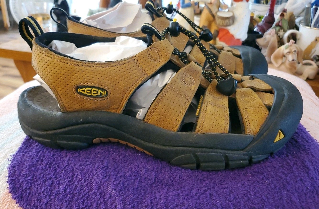 KEEN Newport sandalo da trekking impermeabile bisonte marrone scamosciato uomo taglia 8 5 us intime ottimeioni
