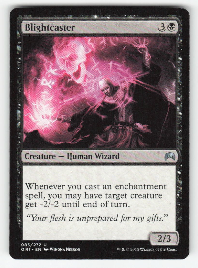 Blightcaster 85 Uncommon Magic Origins Magic: The Gathering Lightly Played