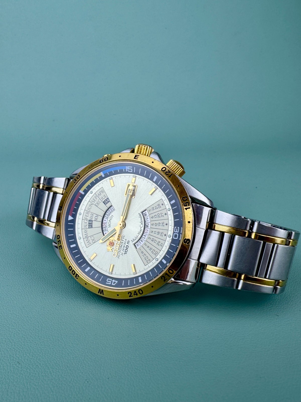 ORIENT multi year calendar Automatic Watch Vintag… - image 7