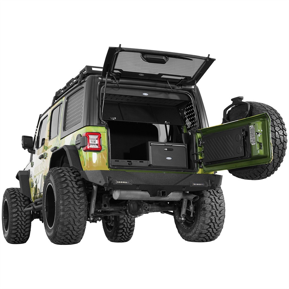 Rear Overhead Storage Lockbox Steel for 2018-2025 Jeep Wrangler JL 4-Dr Hardtop thumbnail 8