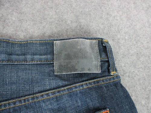Jeans vintage Levis SilverTab uomo 36x30 larghi vestibilità Y2K anni 90 pantaloni denim hip hop - Foto 9 di 18