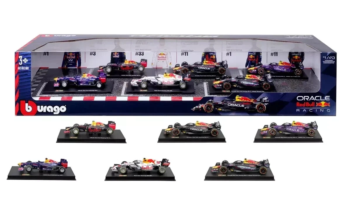 Sebastian Vettel Diecast Racing Cars RedBull 1:43 for sale | eBay