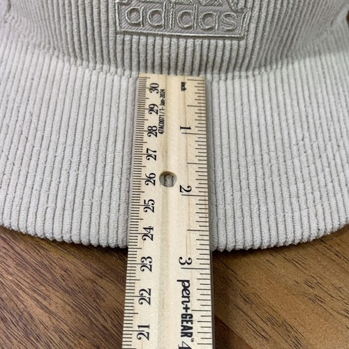 Adidas Cappello Berretto Snap Back Taglia Unica Wonder Beige Velluto a coste AEROREADY Uomo IU9180 - Foto 15 di 19