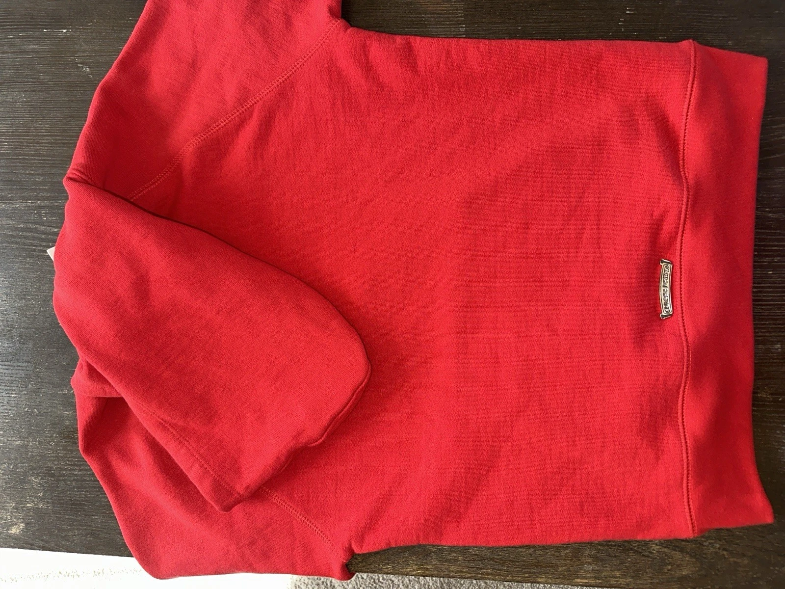 CHROME HEARTS Cuori Cromati SAILIN ON HDPLVR con Ricamo Sematario RARO