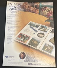 2-Creative Memories 12 x 15 Clear Page Protectors 15 Sheets New Sealed OLD STYLE