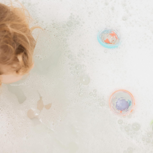 Nuby Floating Bubbly Buds Baby Bath Toy - Sensory Play | Easy to Hold | Easy ... - Picture 4 of 12