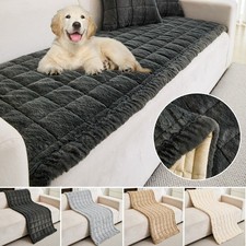 Pet Plush Sofa Cover Non-Slip Couch Cover Cushion Slipcovers Furniture Protector