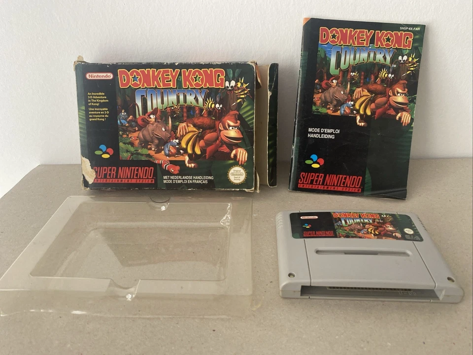 Donkey Kong Country - Super Nintendo SNES complet - Photo 1/4