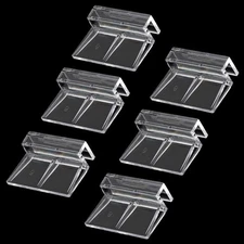 Sliverdew 6 PCS Aquarium Lid Clips, 6mm Clear Acrylic Fish Tank Holder... 