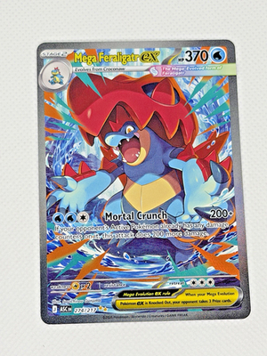 Pokémon Mega Feraligatr EX 274/217 ASC Full Art Holo English | eBay