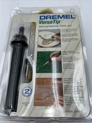 Dremel Versa Tip Soldering Iron 1550 WOOD LEATHER CUTTING