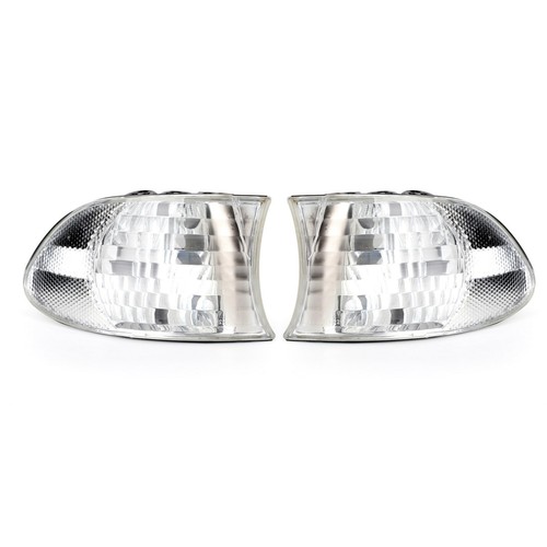 Corner Lights Parking Lamps Pair For BMW 7-Series E38 1999-2001 White - Bild 11 von 12