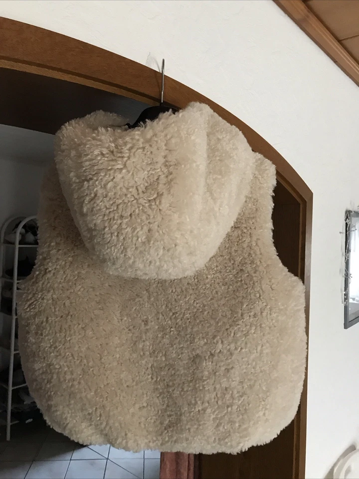 SAVE THE DUCK * Damen Weste mit Kapuze ,* beige * Gr.3/M-L *wie Neu 👍 - Bild 2 von 4