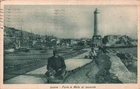 Agrigento Licata Lighthouse and Pier, Fishermen F. small shipped