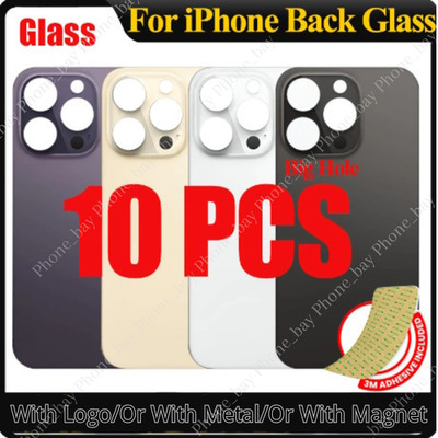 Lot Back Glass Replacement Big hole Logo For iPhone11 12 13 14 15 16 Rear Cover