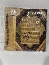 Vintage Craft All Natural Leaf Beachy Turtle Handmade Scrapbook Photo Album